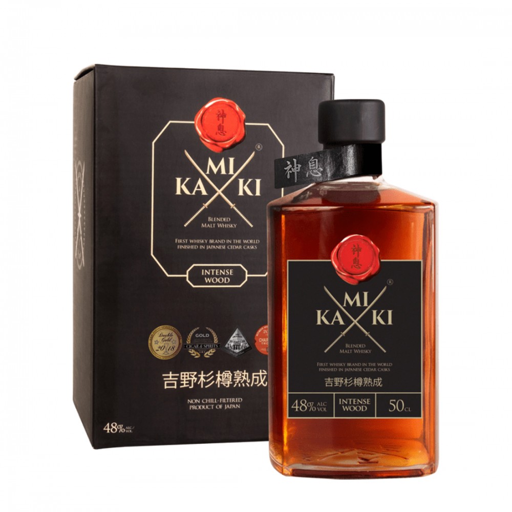 Kamiki Intense Wood Blended Malt Japanese Whisky 0.5L Kamiki Intense Wood Blended Malt Japanese Whisky 0.5L