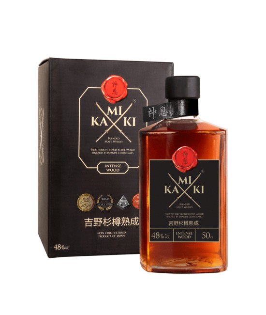 Kamiki Intense Wood Blended Malt Japanese Whisky 0.5L Kamiki Intense Wood Blended Malt Japanese Whisky 0.5L