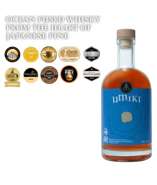 Umiki Ocean Fused Blended Japanese Whisky 0.75L Umiki Ocean Fused Blended Japanese Whisky 0.75L