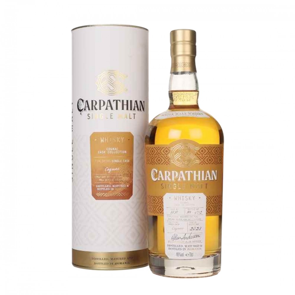 Alexandrion Carpathian Single Malt Whisky Cognac Cask Collection 0.7L Alexandrion Carpathian Single Malt Whisky Cognac Cask Collection 0.7L