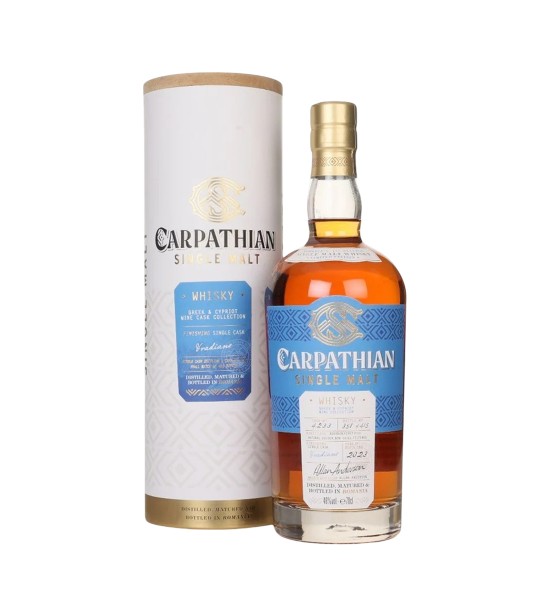 Alexandrion Carpathian Single Malt Whisky Greek Cypriot Wine Cask Collection Single Cask Vradiano 0.7L - 1