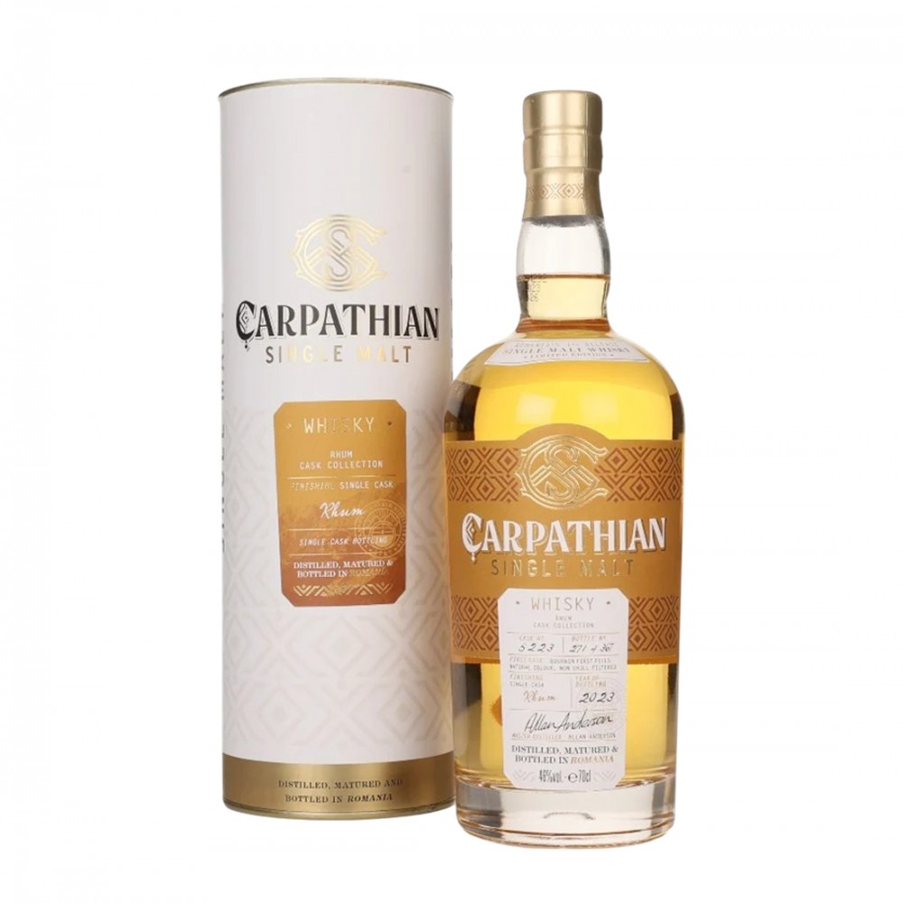 Alexandrion Carpathian Single Malt Whisky Rhum Cask Collection 0.7L Alexandrion Carpathian Single Malt Whisky Rhum Cask Collection 0.7L