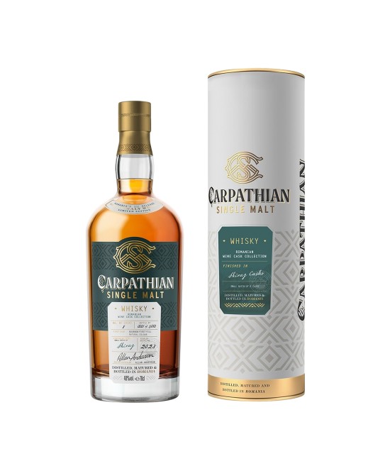 WHISKY - Alexandrion Carpathian Single Malt Whisky Romanian Wine Cask Collection Shiraz Casks 0.7L