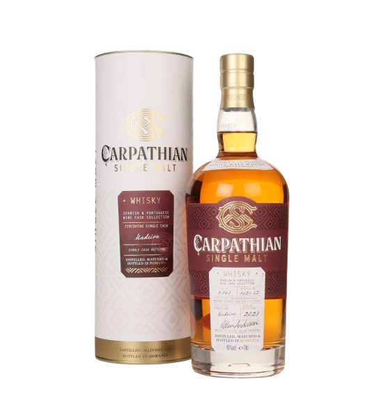 Alexandrion Carpathian Single Malt Whisky Spanish Portuguese Wine Cask Collection Single Cask Madeira Wine 0.7L - 1