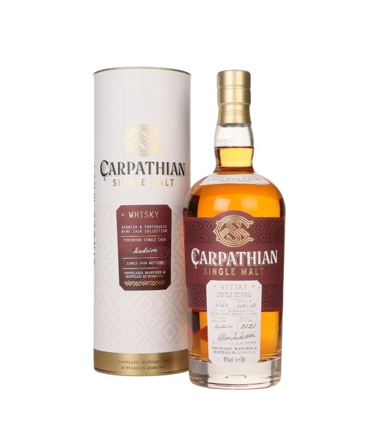 WHISKY - Alexandrion Carpathian Single Malt Whisky Spanish Portuguese Wine Cask Collection Single Cask Madeira Wine 0.7L