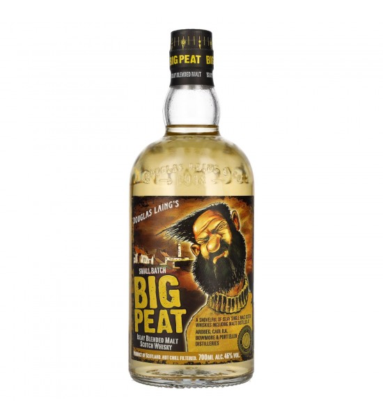 Douglas Laing Big Peat Islay Blended Malt Scotch Whisky 0.7L | BauturiAlcoolice.ro