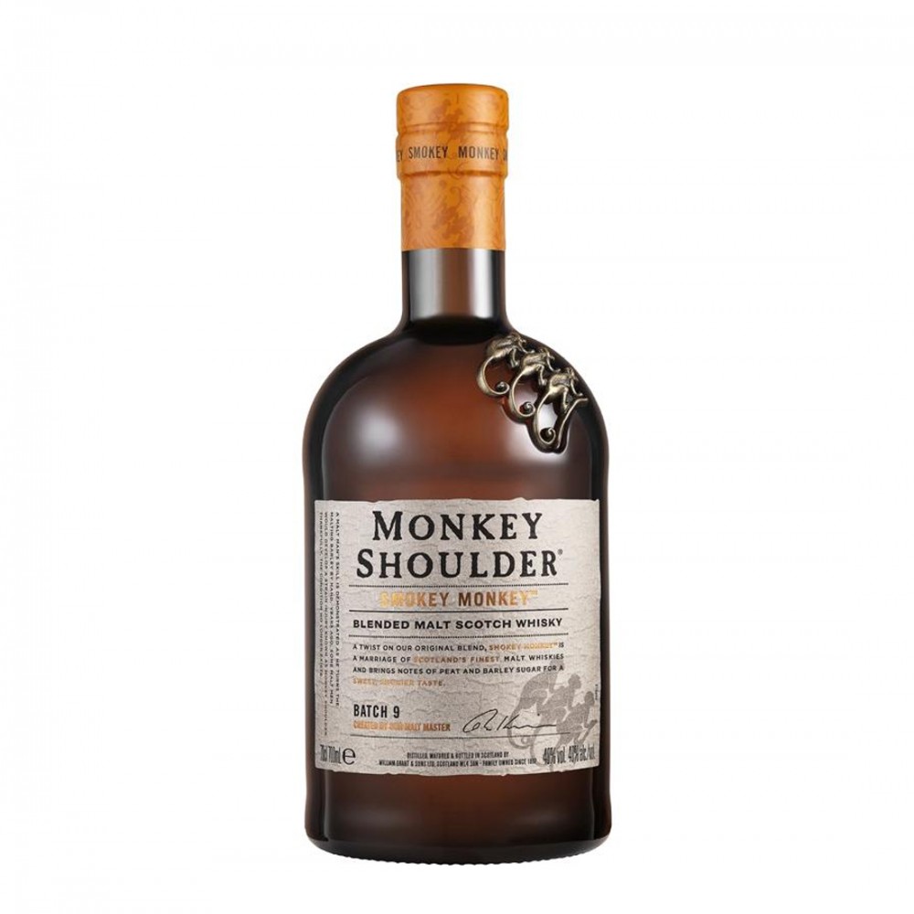 Monkey Shoulder Smokey Monkey Blended Malt Scotch Whisky 0.7L Monkey Shoulder Smokey Monkey Blended Malt Scotch Whisky 0.7L