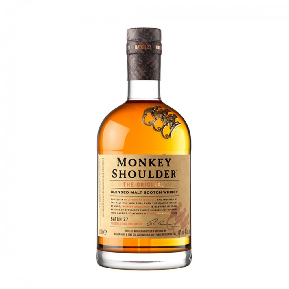Monkey Shoulder Batch 27 Blended Malt Scotch Whisky 0.7L Monkey Shoulder Batch 27 Blended Malt Scotch Whisky 0.7L