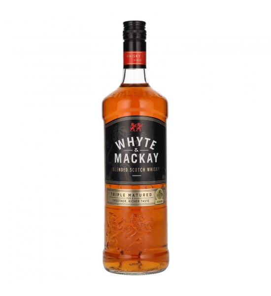 Whyte & Mackay Triple Matured Blended Scotch Whisky 1L - 1