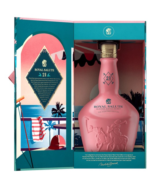 Chivas Regal Royal Salute 21 ani The Miami Polo Edition Blended Scotch Whisky 0.7L 