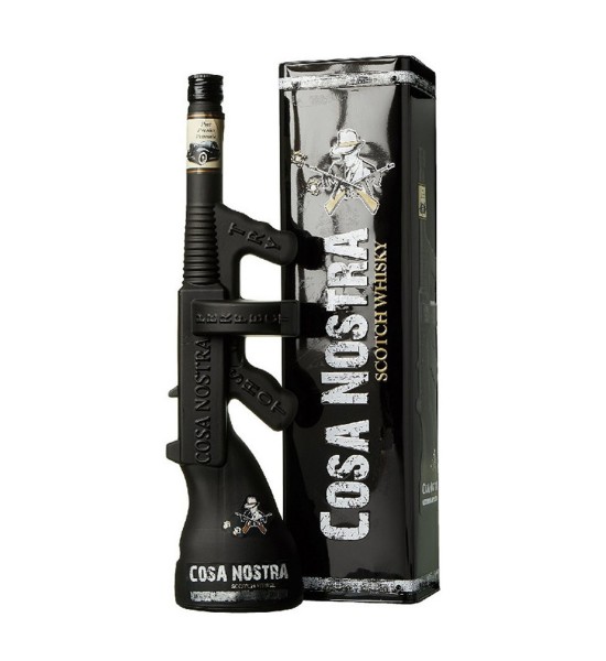 Cosa Nostra Tommy Gun Whiskey 0.7L Cutie - 1