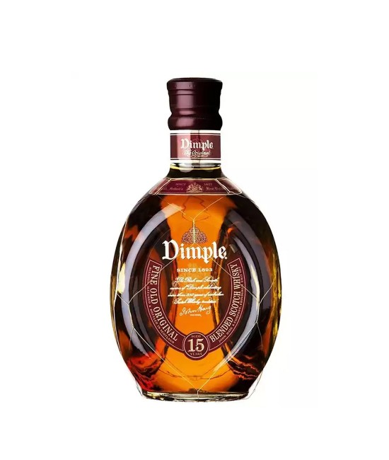 Dimple 15 ani Blended Scotch Whisky 1L SUPER CAMPANIE LUNA DECEMBRIE - Dimple 15 ani Blended Scotch Whisky 1L