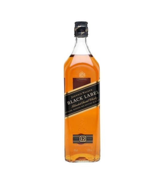 Johnnie Walker Black Label 12 ani Blended Scotch Whisky 1L - 1