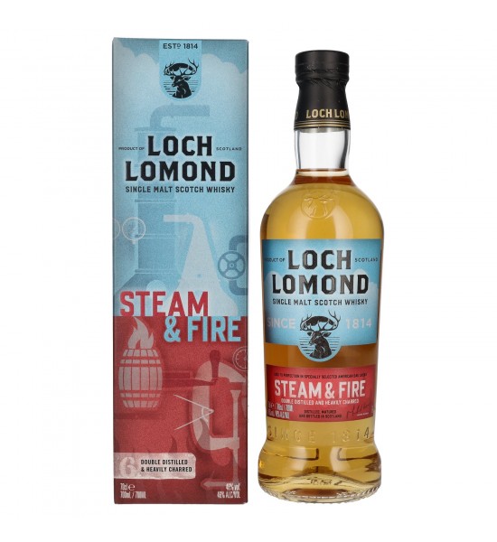 Loch Lomond Steam Fire Highland Single Malt Scotch Whisky  0.7L - 1