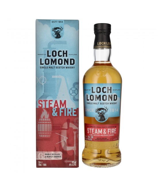 Loch Lomond Steam Fire Highland Single Malt Scotch Whisky  0.7L  Selectie Whisky - Loch Lomond Steam Fire Highland Single Malt Scotch Whisky  0.7L