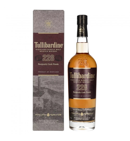 Tullibardine 228 Burgundy Finish Highland Single Malt Scotch Whiskey 0.7L - 1