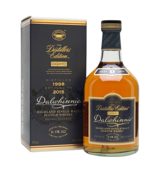 Dalwhinnie Distillers Edition Double Matured Highland Single Malt Scotch Whisky 0.7L - 1