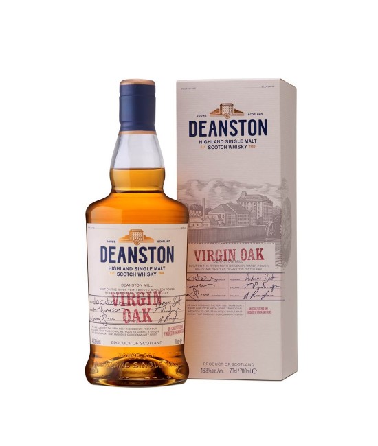 Deanston Highland Single Malt Scotch Whisky Virgin Oak 0.7L SINGLE MALT SCOTCH - Deanston Highland Single Malt Scotch Whisky Virgin Oak 0.7L