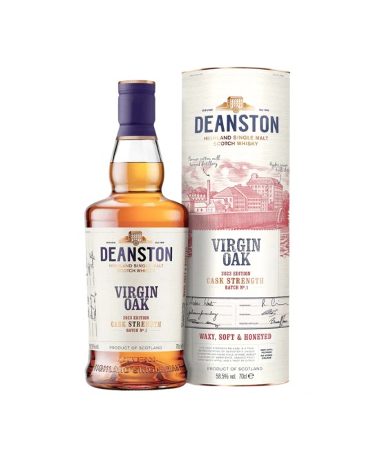 Deanston Highland Single Malt Scotch Whisky Virgin Oak Cask Strength 0.7L PRODUSE NOI - Deanston Highland Single Malt Scotch Whisky Virgin Oak Cask Strength 0.7L