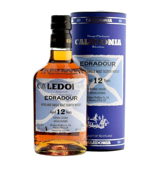 Edradour Caledonia 12 ani Highland Single Malt Scotch Whisky 0.7L - 1