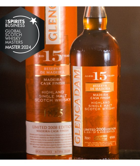 Glencadam 15 ani Reserva de Madeira Cask Finish Limited 2008 Edition Whisky 0.7L WHISKY - Glencadam 15 ani Reserva de Madeira Cask Finish Limited 2008 Edition Whisky 0.7L