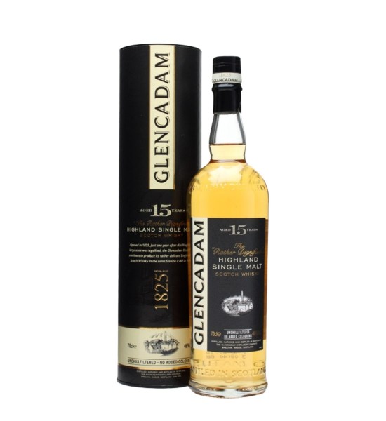 Glencadam 15 ani Highland Single Malt Scotch Unchillfiltered Whisky 0.7L Glencadam 15 ani Highland Single Malt Scotch Unchillfiltered Whisky 0.7L - 1