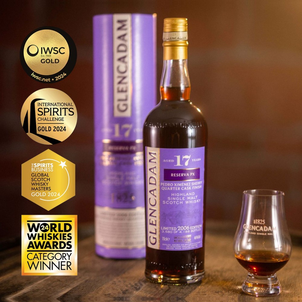 Glencadam 17 ani Reserva PX Sherry Quarter Cask Finish Limited 2006 Edition Whisky 0.7L Glencadam 17 ani Reserva PX Sherry Quarter Cask Finish Limited 2006 Edition Whisky 0.7L