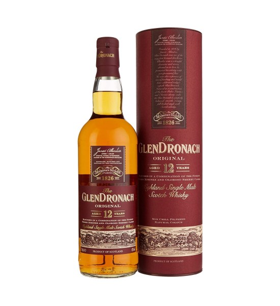 Glendronach Original 12 ani Highland Single Malt Scotch Whisky 0.7L - 1