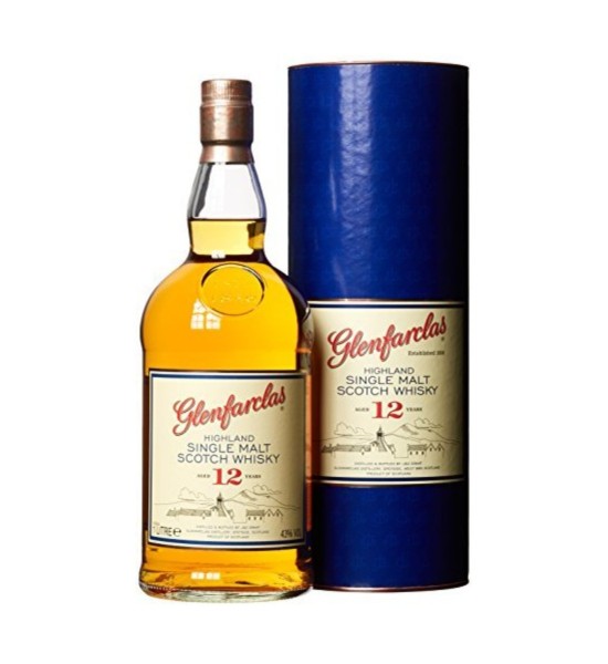 Glenfarclas 12 ani Highland Single Malt Scotch Whisky 1L - 1