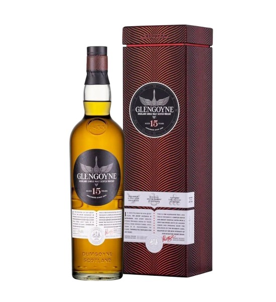 Glengoyne 15 ani Highland Single Malt Scotch Whisky 0.7L - 1