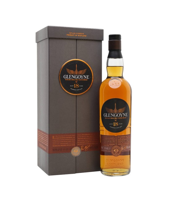 Glengoyne 18 ani Highland Single Malt Scotch Whisky 0.7L WHISKY - Glengoyne 18 ani Highland Single Malt Scotch Whisky 0.7L