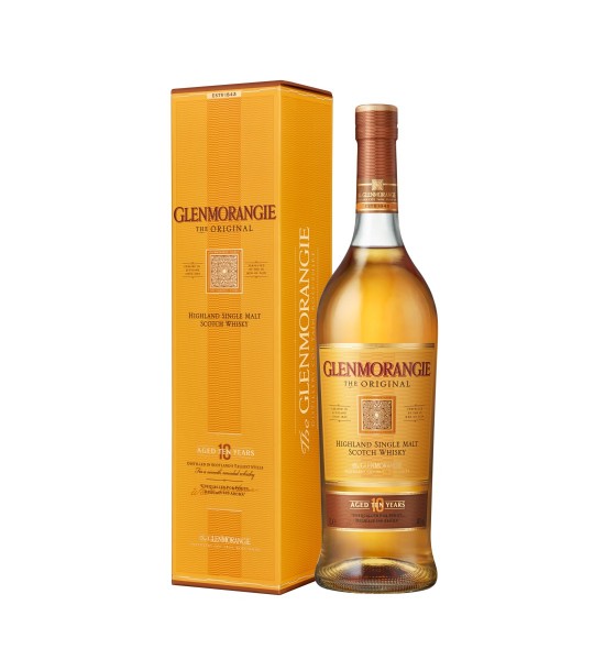 Glenmorangie The Original 10 ani Highland Single Malt Scotch Whisky 1L - 1