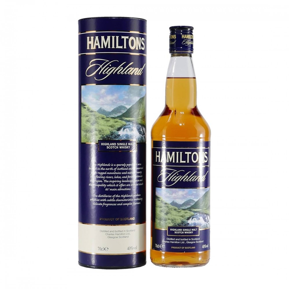 Hamiltons Highland Single Malt Scotch Whisky 0.7L Hamiltons Highland Single Malt Scotch Whisky 0.7L