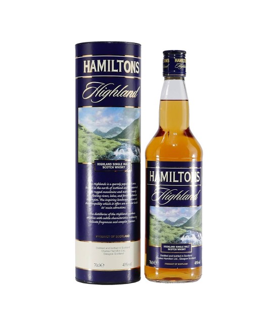 Hamiltons Highland Single Malt Scotch Whisky 0.7L WHISKY - Hamiltons Highland Single Malt Scotch Whisky 0.7L