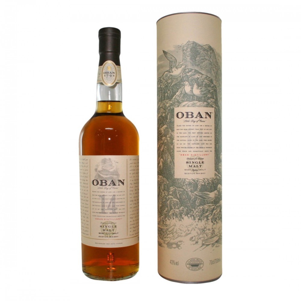 Oban 14 ani Highland Single Malt Scotch Whisky 0.7L