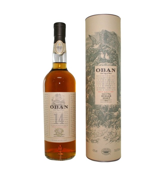 Oban 14 ani Highland Single Malt Scotch Whisky 0.7L - 1