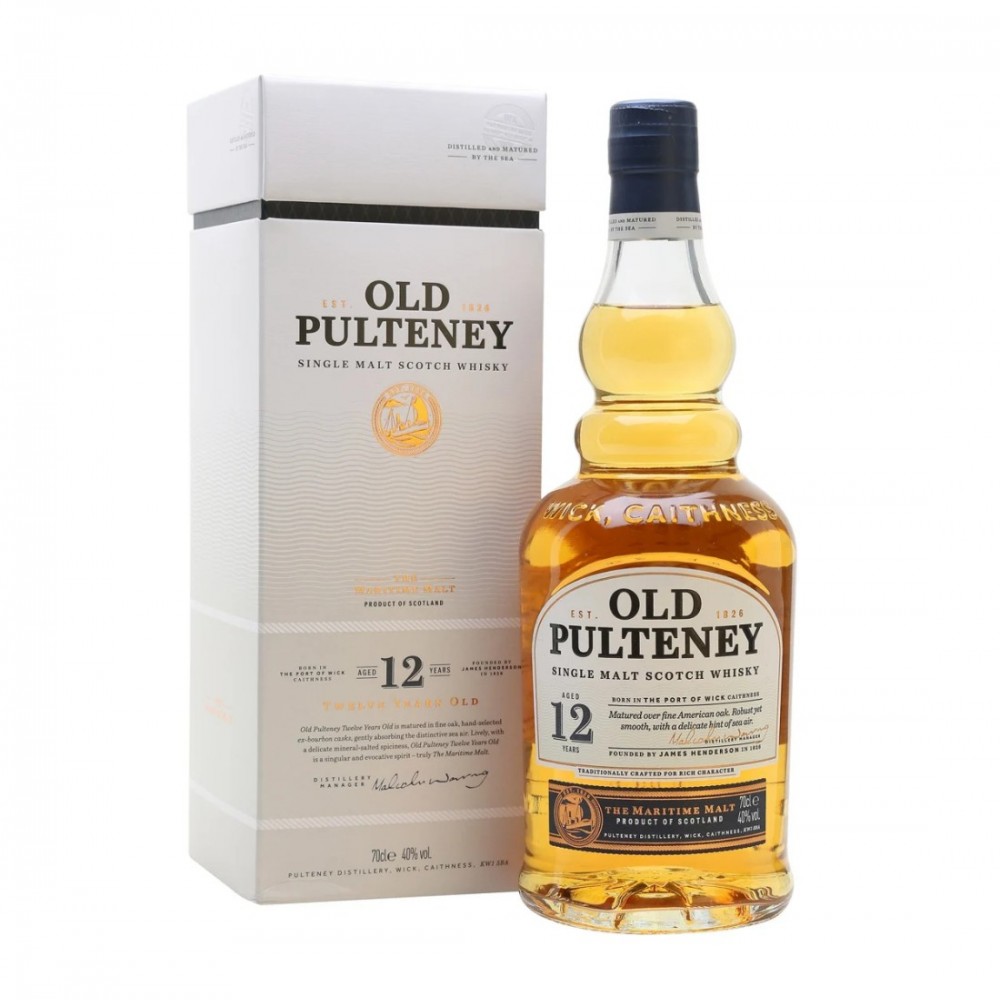 Old Pulteney 12 ani Highland Single Malt Scotch Whisky 0.7L Old Pulteney 12 ani Highland Single Malt Scotch Whisky 0.7L