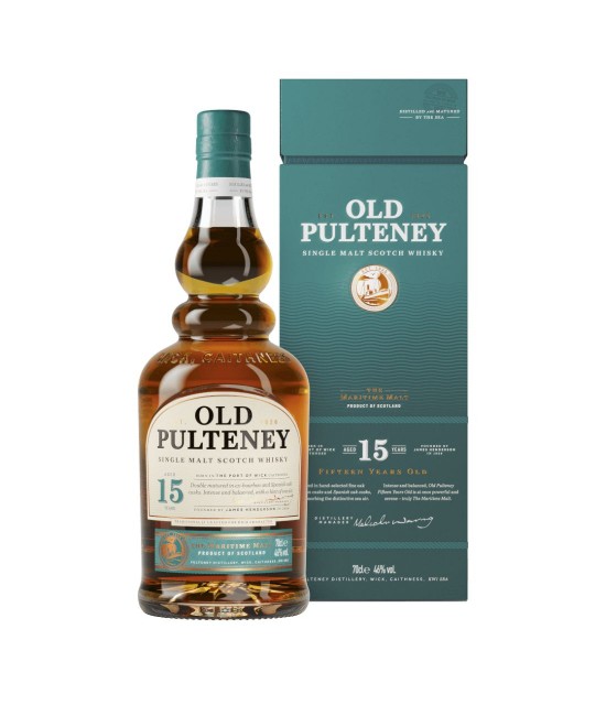 Old Pulteney 15 ani Highland Single Malt Scotch Whisky 0.7L