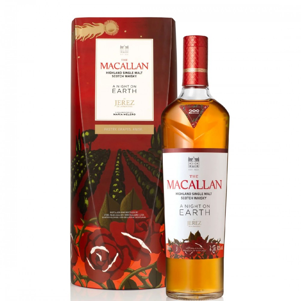The Macallan A Night On Earth In Jerez Highland Single Malt Scotch Whisky 0.70L The Macallan A Night On Earth In Jerez Highland Single Malt Scotch Whisky 0.70L