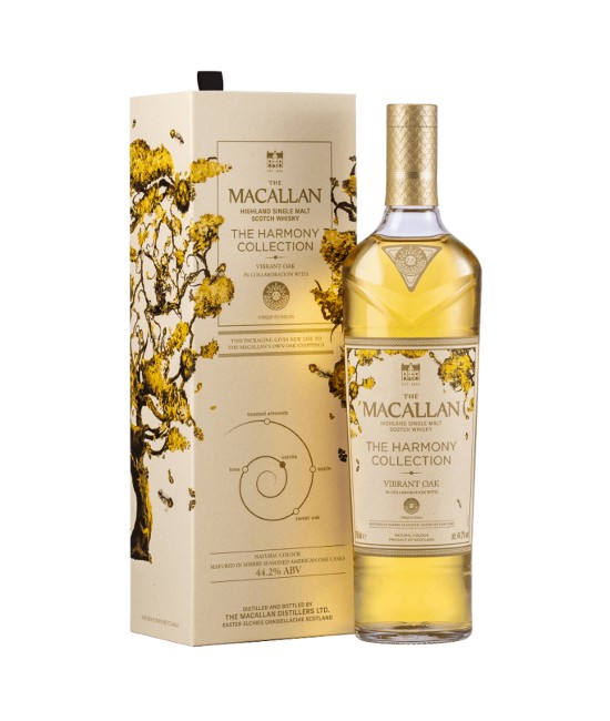 Selectie Whisky - The Macallan The Harmony Collection Vibrant Oak Highland Single Malt Scotch Whisky 0.7L