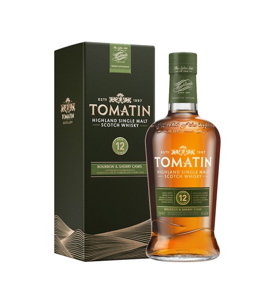 Tomatin Highland 12 ani Highland Single Malt Scotch Whisky 0.7L - 1