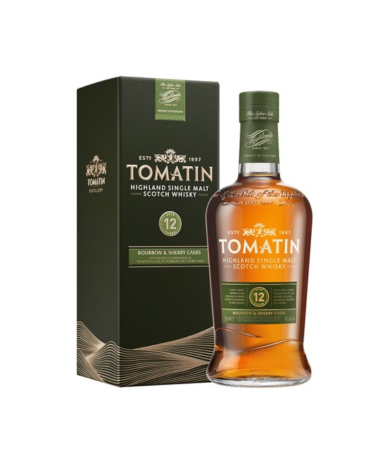 Tomatin 12 ani Highland Single Malt Scotch Whisky 0.7L SINGLE MALT SCOTCH - Tomatin 12 ani Highland Single Malt Scotch Whisky 0.7L