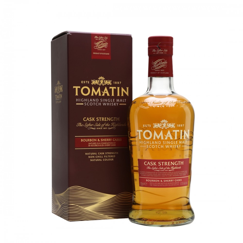 Tomatin Cask Strength Highland Single Malt Scotch Whisky 0.7L Tomatin Cask Strength Highland Single Malt Scotch Whisky 0.7L