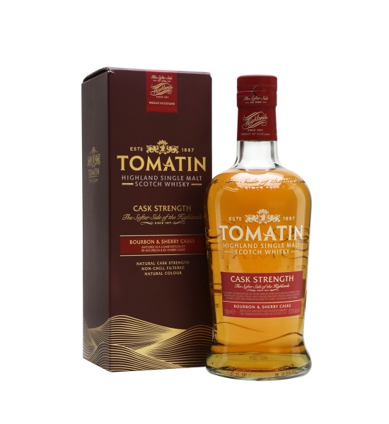 Tomatin Cask Strength Highland Single Malt Scotch Whisky 0.7L - 1