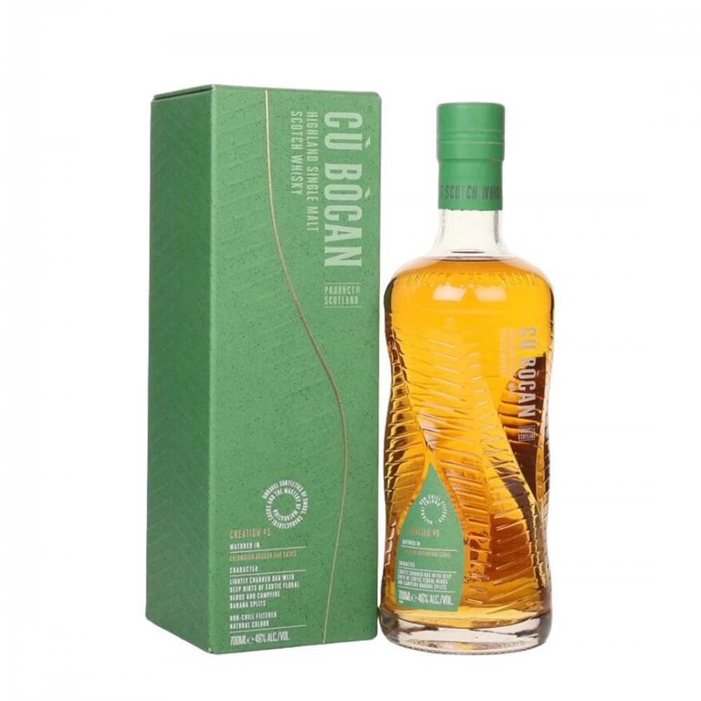 Tomatin Cu Bocan Creation no 5 Highland Single Malt Scotch Whisky Limited Edition 0.7L Tomatin Cu Bocan Creation no 5 Highland Single Malt Scotch Whisky Limited Edition 0.7L