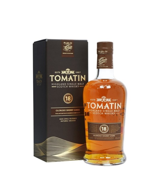 Tomatin 18 ani Highland Single Malt Scotch Whisky 0.7L Tomatin 18 ani Highland Single Malt Scotch Whisky 0.7L