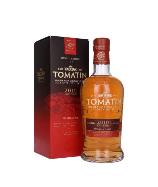 Tomatin Italian Collection Highland Single Malt Scotch Whisky Marsala Casks 0.7L WHISKY - Tomatin Italian Collection Highland Single Malt Scotch Whisky Marsala Casks 0.7L