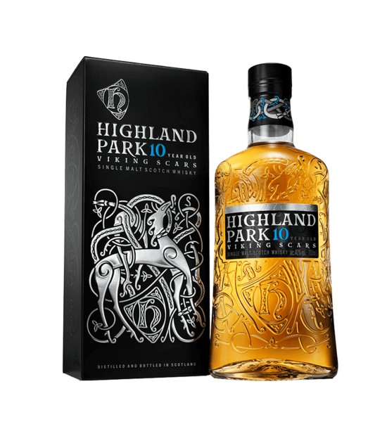 Highland Park Viking Scars 10 ani Island Single Malt Scotch Whisky 0.7L - 1