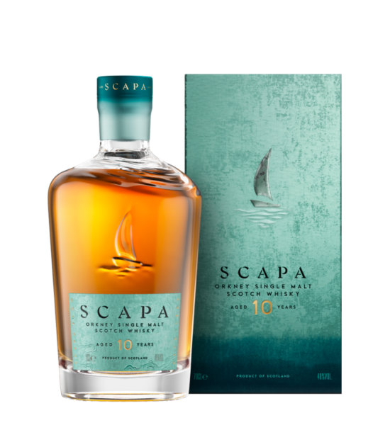 Scapa The Orcadian 10 ani Island Single Malt Scotch Whisky 0.7L Scapa The Orcadian 10 ani Island Single Malt Scotch Whisky 0.7L - 1