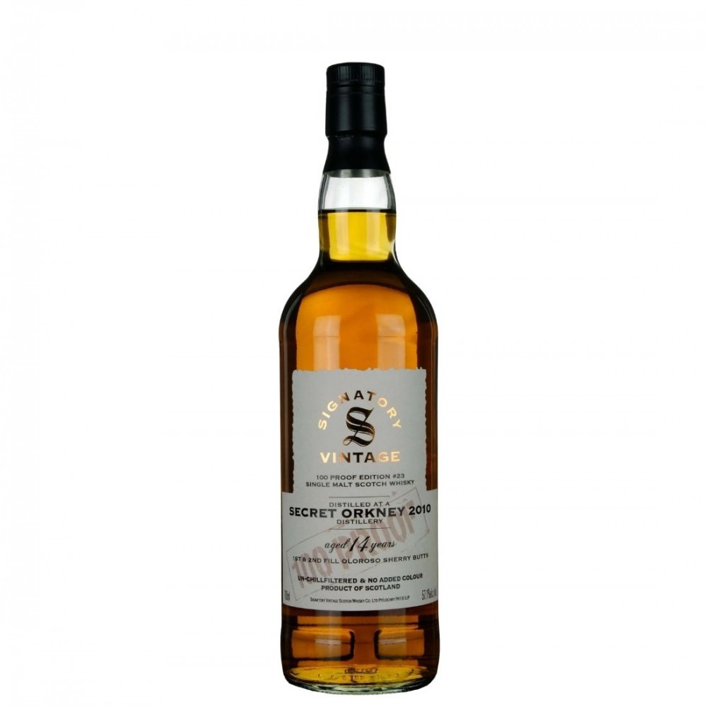 Signatory Vintage 100 Proof Edition Orkney 14 ani Island Single Malt Scotch Whisky 0.7L 